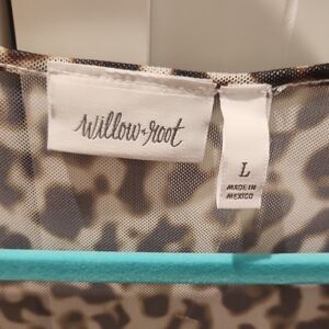 Willow Leopard Print Women's Blouse